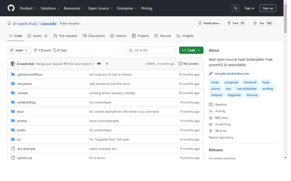 Screenshot of d-ivashchuk/cascade